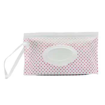 

1Pcs wet tissue bag portable babys tissue clutch baby tissue bags travel reusable portable wet tissue bags