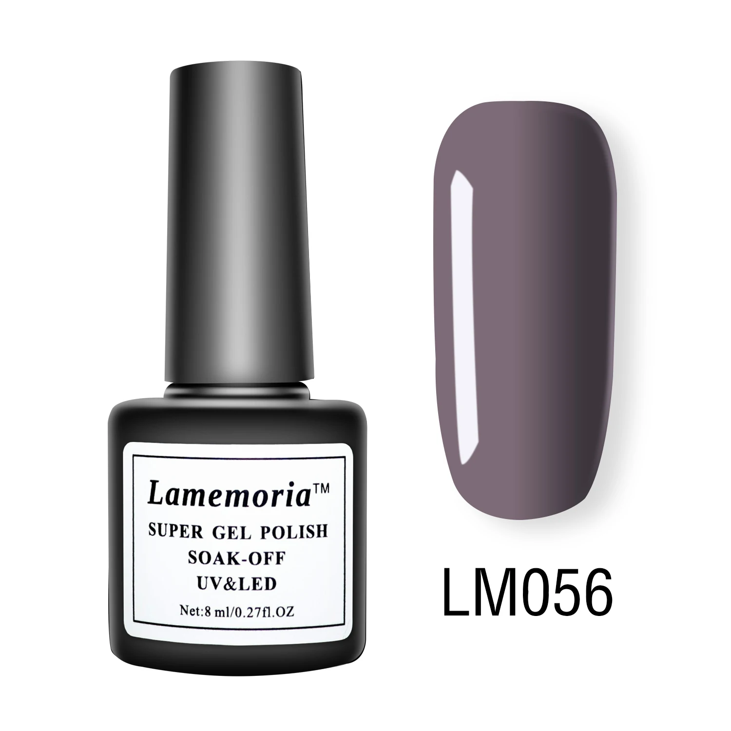LM056 Lamemoria 8 мл УФ-гель для ногтей чистый цвет красный синий гель лак профессиональный цветной лак замачиваемый лак для ногтей Матовый жидкий - Цвет: LM056