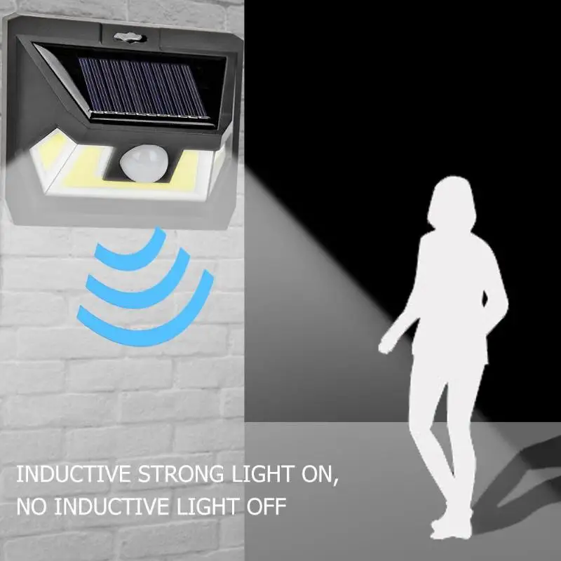 COB 48/54/55/66LED Solar Motion Sensor Wall Light Waterproof Garden Security Lamp LED Solar Light Outdoor Garden Street Lamp