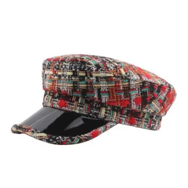 SILOQIN Тренд Осень Зима Женская мода вязание армейские кепки Snapback женская брендовая плоская кепка Досуг Туризм теплые шапки - Цвет: Color 2