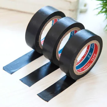 

Black Electrical Wire Insulation Flame Retardant Tape Electrical High-Voltage PVC Waterproof Self-Adhesive WIRE TAPE