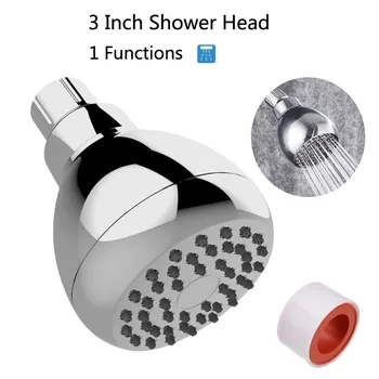 

Creative Shower Head High Pressure 3-setting Adjustable Shower Head Top Spray Shower Head Bathroom Shower Filter лейка для д