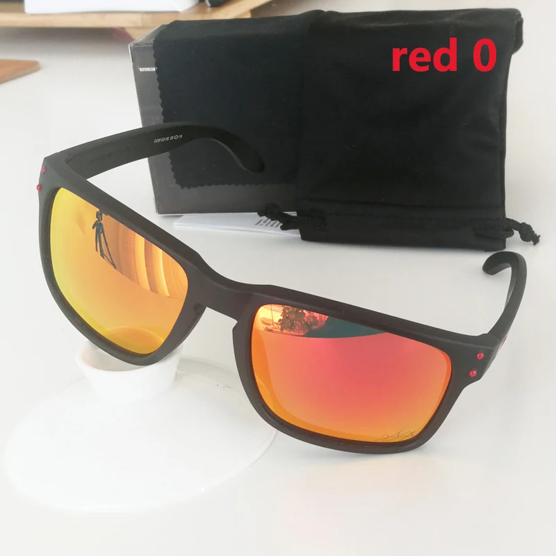 HOLBROOKo мужские солнцезащитные очки o брендовые поляризованные uv400 TR90 солнцезащитные очки Классический дизайн вождения Зеркальные Солнцезащитные очки мужские очки vr46 - Цвет линз: holk-Red-Lo