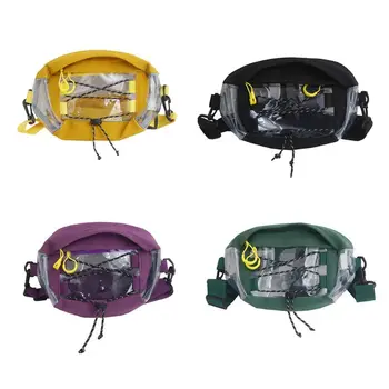 

Fashion Clear PVC Transparent Fanny Pack Waist Bags Men Unisex Hip-hop Travel Phone Belt Pouch Chest Bag Ladies