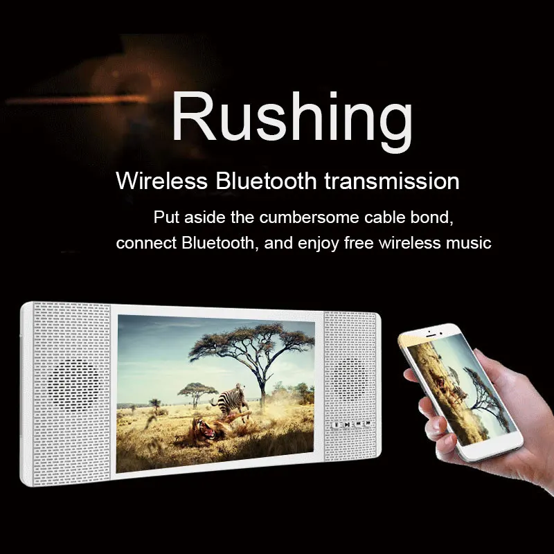 Bluetooth аудио выходом, управляемая через телефон Экран усилитель высокой четкости видео Камеры Настольный ленивый стенд GV99