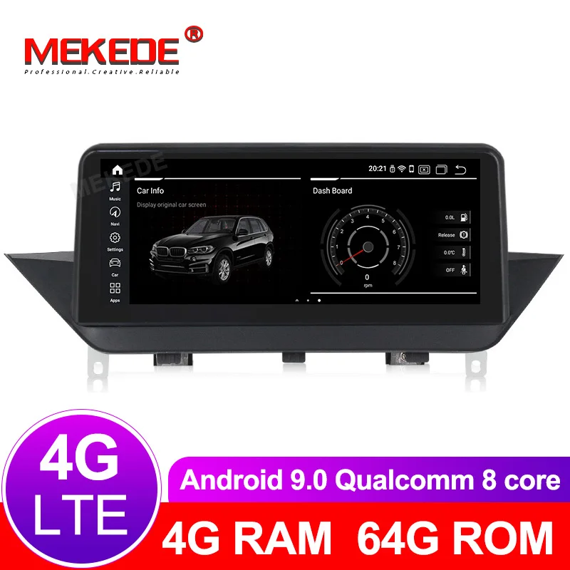 8 cores 4G+64G android 9.0 Car Multimedia player Autoradio fit for BMW X1 E84 2009-2015 with gps navigation 4G LTE wifi BT navi