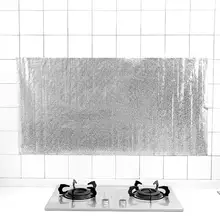 Кухня стены клей дома щитка самостоятельно Оловянная фольга маслостойкие стикеры плита плитка