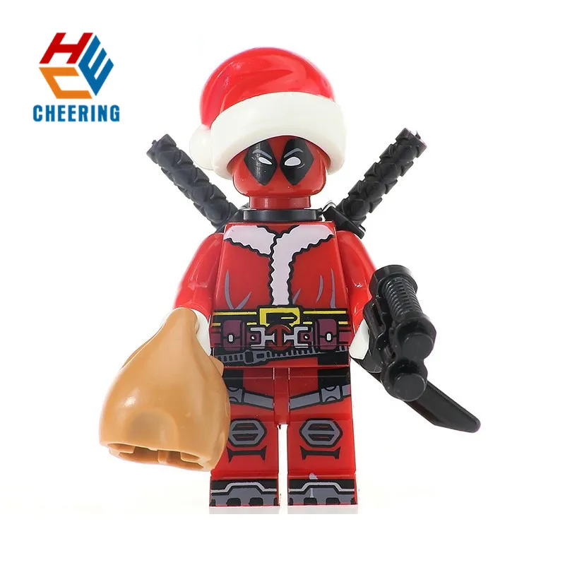 20 шт. строительный блок Супер Герои Merry Christma Санта Клаус Бэтмен Веном Скорпион принц кнут игрушечный муравей для детей PG8199 - Цвет: KF381 20Pcs No Box
