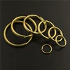 Solid Brass Split Rings Double Loop Keyring 10-35mm Keychain Keys Holder DIY Leather Craft hardware ► Photo 2/4