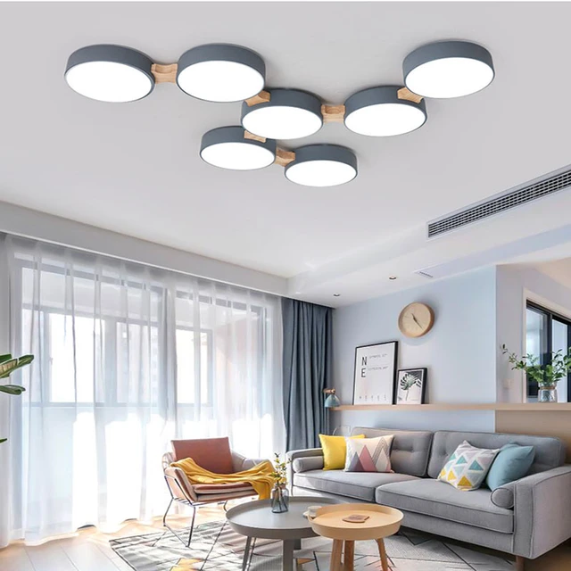 Lustre led nordique moderne, chambre à coucher, salle à manger, luminaire  de plafond Simple, éclairage d'intérieur, décoration - AliExpress