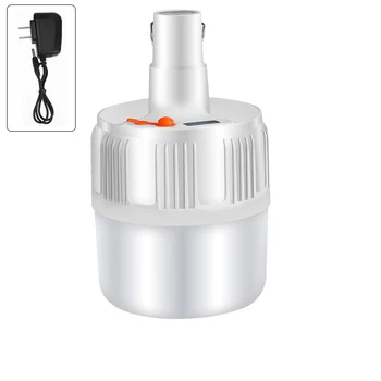 

80W LED Camping Light Powered Display DC Rechargeable Home Emergency Light Waterproof Tent Hanging Lamp Lantern Spotlight