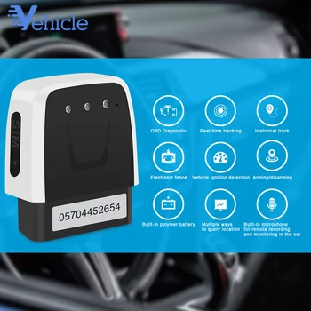 

MiNi OBD2 OBD Car GPS GSM Tracker Rastreador Vehicle Localizador GPS Locator Tracking Alarm Device
