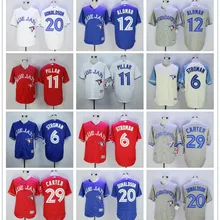 Мужская футболка в стиле Toronto rovo Alomar Josh Donaldson Marcos Stroman Joe Carter Kevin Pillar FLEX& Cool Base