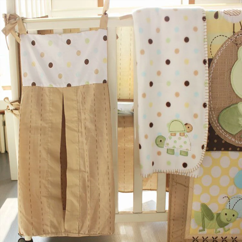 Diaper bag Хлопок 6 шт./компл. Детские Постельное белье кроватки сумка из узорчатой ткани для детской кроватки, покрывало на кровать, бампер детское одеяло с рисунком из мультфильма детское постельное белье - Цвет: Diaper bag