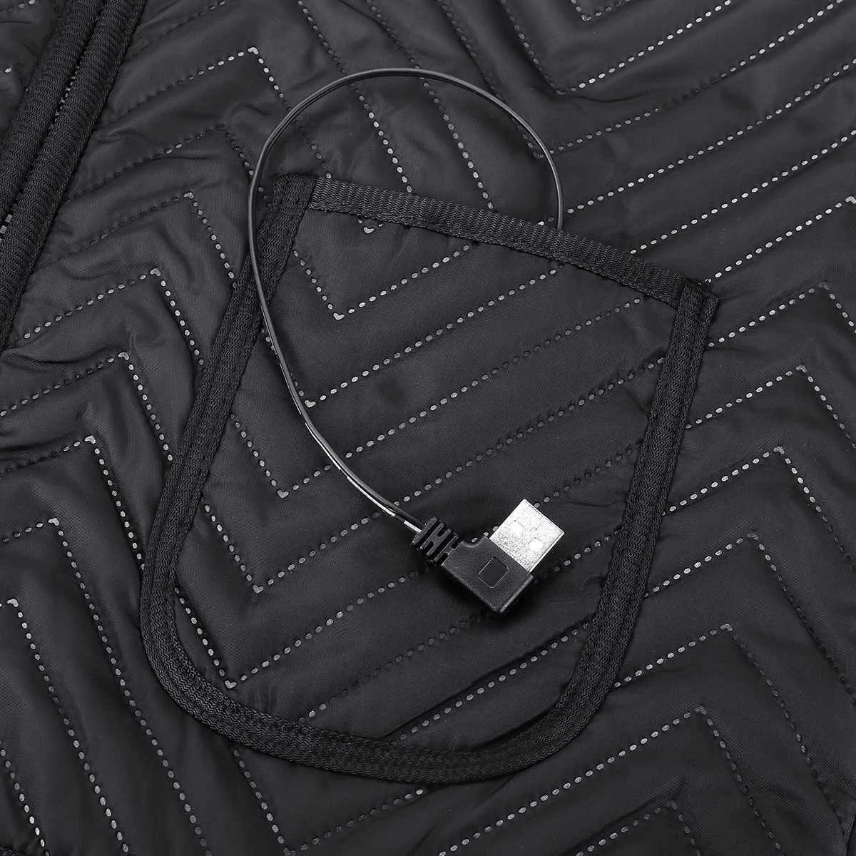 Winter USB Infrared Heating Vest Jacket Electric Thermal Clothing Waistcoat For Women Men Outdoor Hiking Camping Cycling