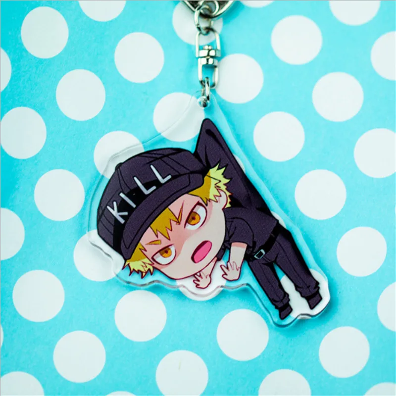 Аниме one piece lovelive Cells на работе! Акриловый брелок для ключей с тромбоцитом эритроцитов, женская сумка, ювелирные изделия, детский подарок, B223
