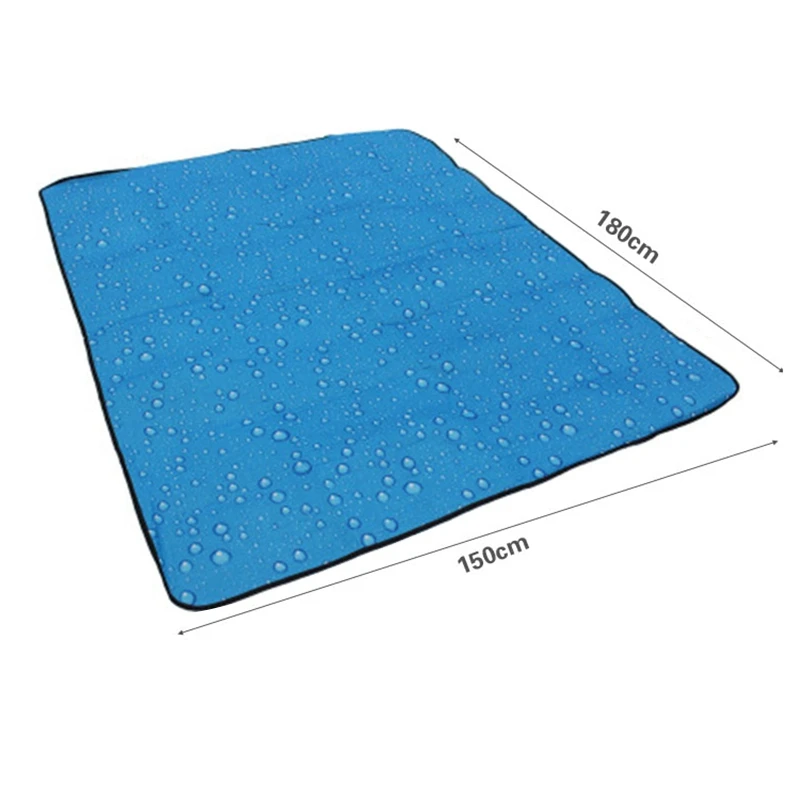 Sand Beach Mat Portable Blue Beach Mat Anti-Slip Sand Mats Rug