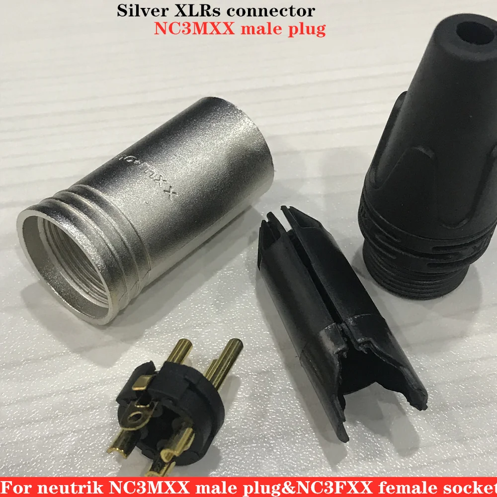 

40Pcs/lot 20PCS NC3MXX & 20PCS NC3FXX For NEUTRIK Male and female A set 3 Pin XLR Connector withe high quality