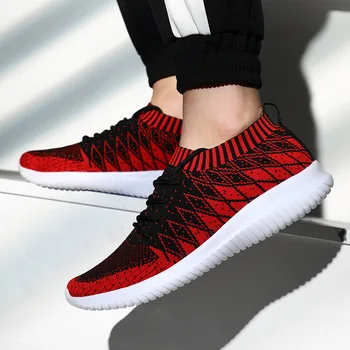 

Men Shoes Light Sneakers Men Breathable Jogging Shoes for Men Rubber Tenis Masculino Adulto Plus 44 46 48 DropShipping