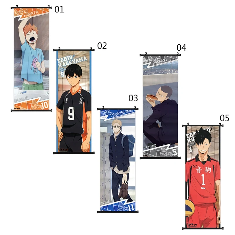 Аниме Haikyuu! Плакат настенный свиток картина Манга декоративные картины для