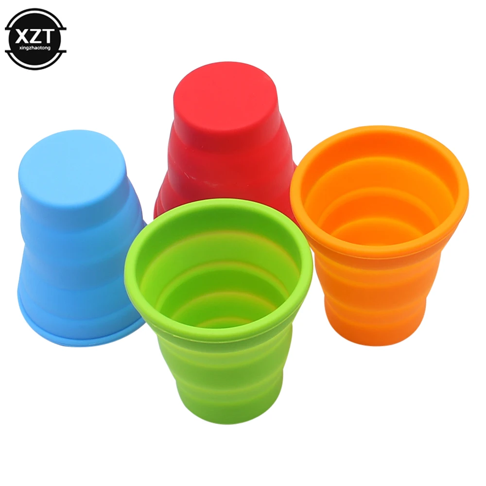 Lot de 2 Gobelets Pliables en Silicone 270 ml - Tasse de Voyage Portable Avec Couvercle d'Étanchéité en Plastique - Pour Randonnée, Camping Lot de 2 Gobelets Pliables en Silicone 270 ml - Tasse de Voyage Portable Avec Couvercle d'Étanchéité en Plastique - Pour Randonnée, Camping