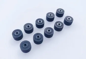

10pcs 10mmx6.3x1.7 car retractor press belt pulley, deck audio pressure recorder press belt pulley tape player Stereo Rubber