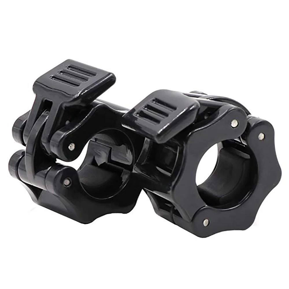 Barbell Clamps 1 Pair of Locking Diameter Standard Bar Weight Plates Collar Clips Lifting Fitness Training Accessories | Спорт и