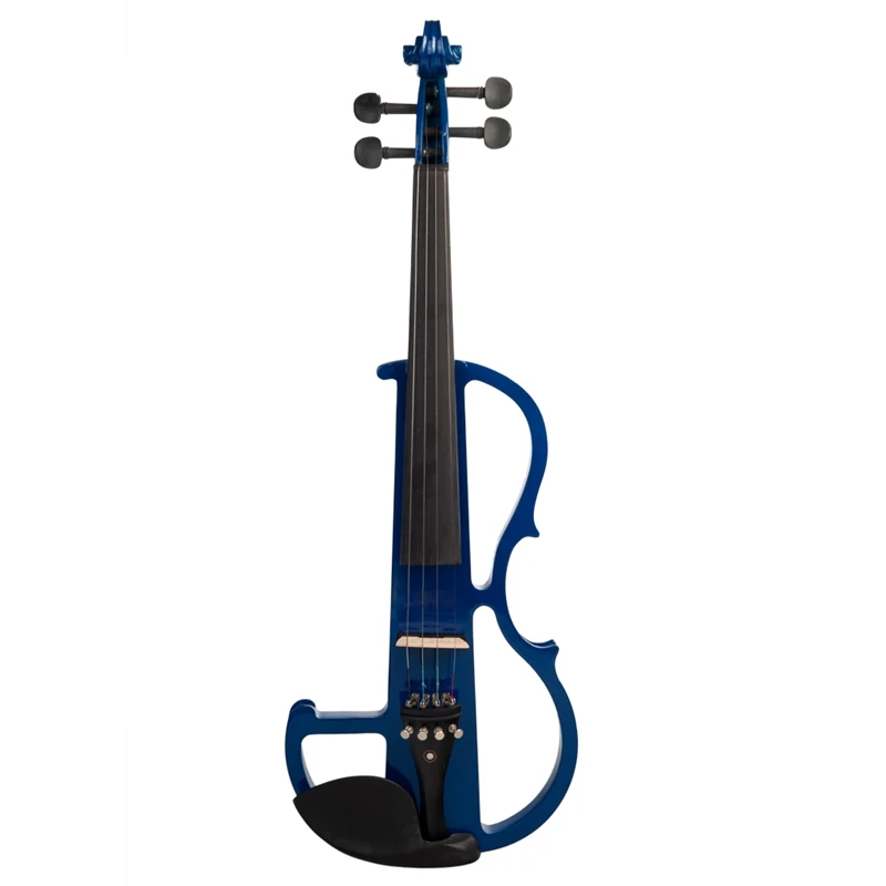 

NAOMI Full Size 4/4 Solid Wood Electric Silent Violin Fiddle Style-3 Ebony Fingerboard Pegs Chin Rest Tailpiece