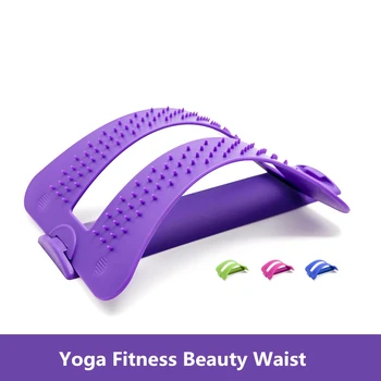 

1PC Back Stretch Equipment Massager Massageador Mat Pad Magic Stretcher Yoga Fitness Lumbar Support Relaxation Spine Pain Relief