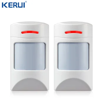 

Kerui Wireless 433Mhz Pet Immune Motion PIR Detector 2 PCS For Security Home GSM Alarm System Security anti-pet immunity