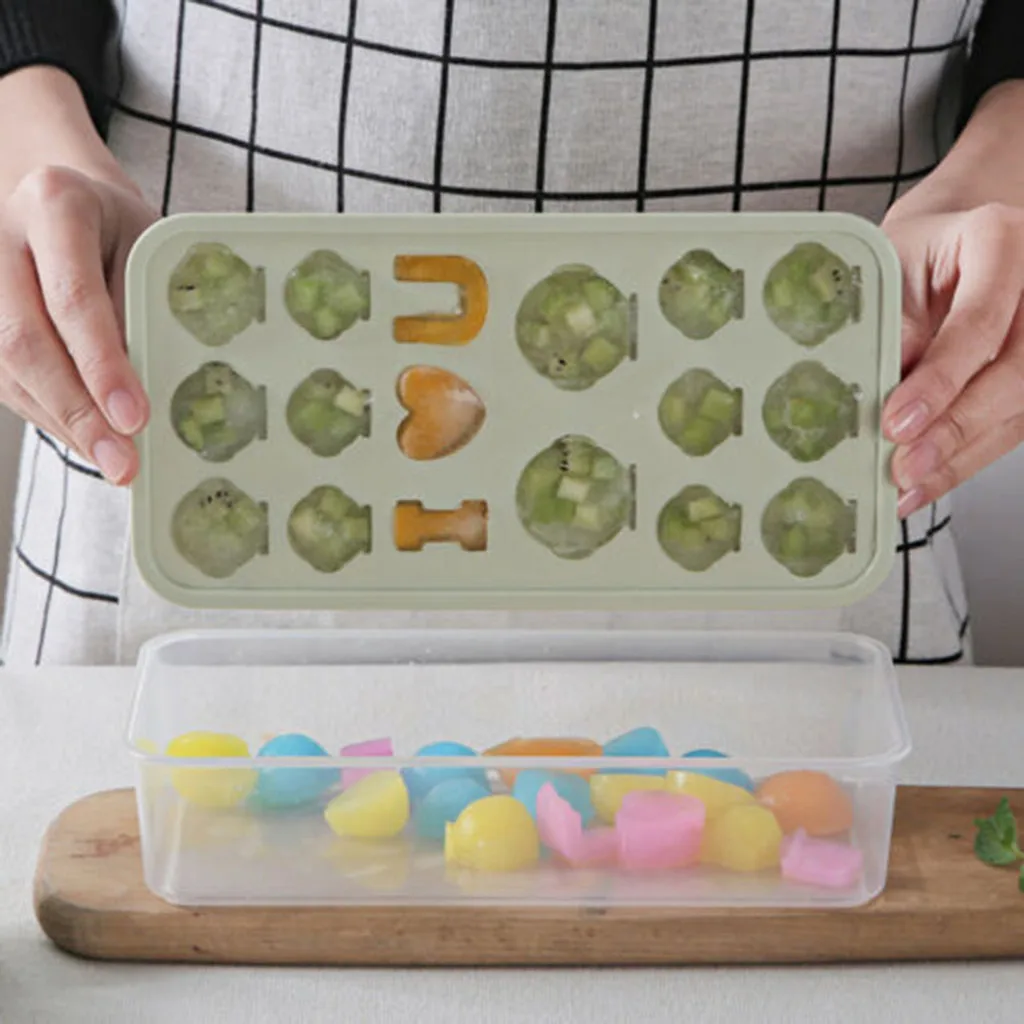 Форма для кубиков льда DIY домашняя форма для мороженого мини-банан пингвин форма для льда лоток производитель Прямоугольная форма кухонный барный инструмент