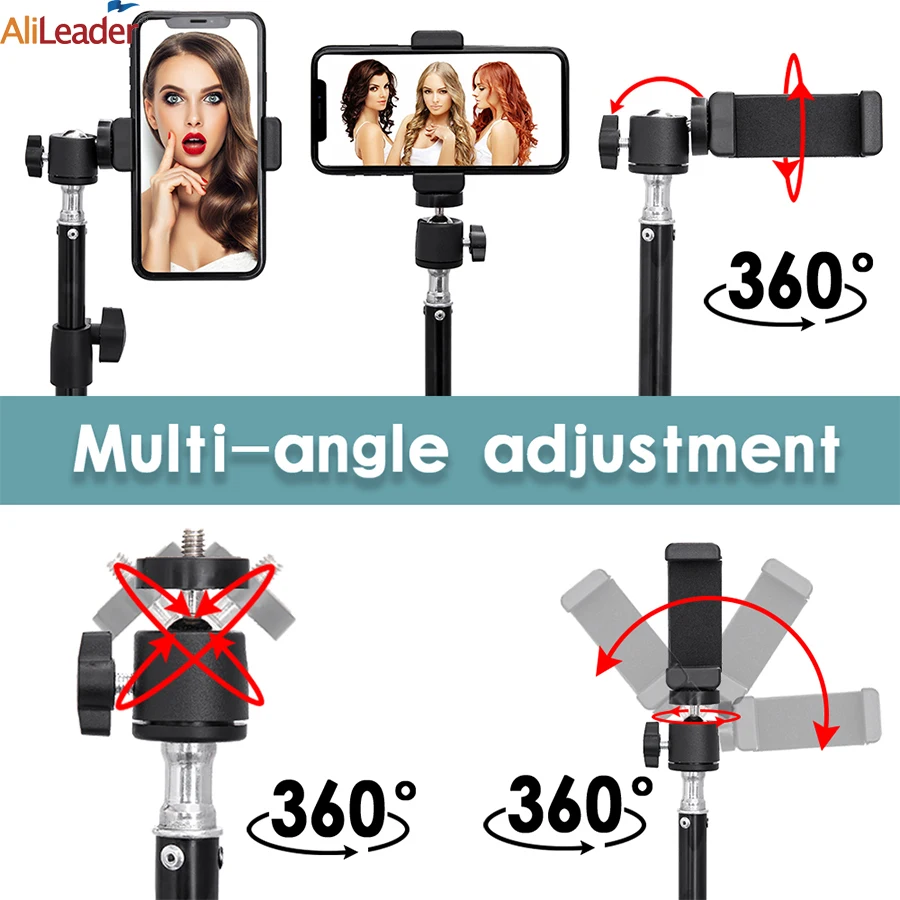 Alileader New 152Cm/64Cm Wig Stand Wig Tripod With Mannequin Canvas Block Head Adjustable Tripod Stand Wig Making kit TPins Gift