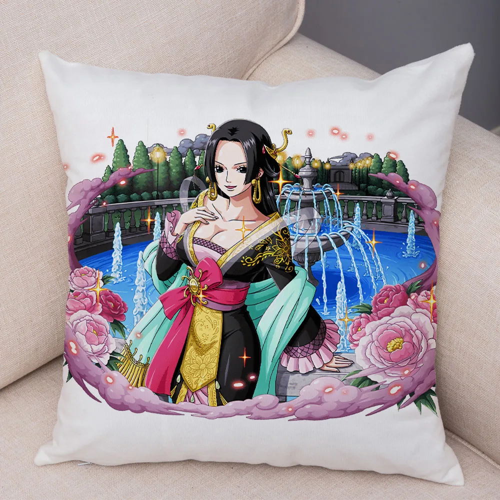 Sexy Boa Hancock Pillow Case Cushion Cover One piece Merchandise Up