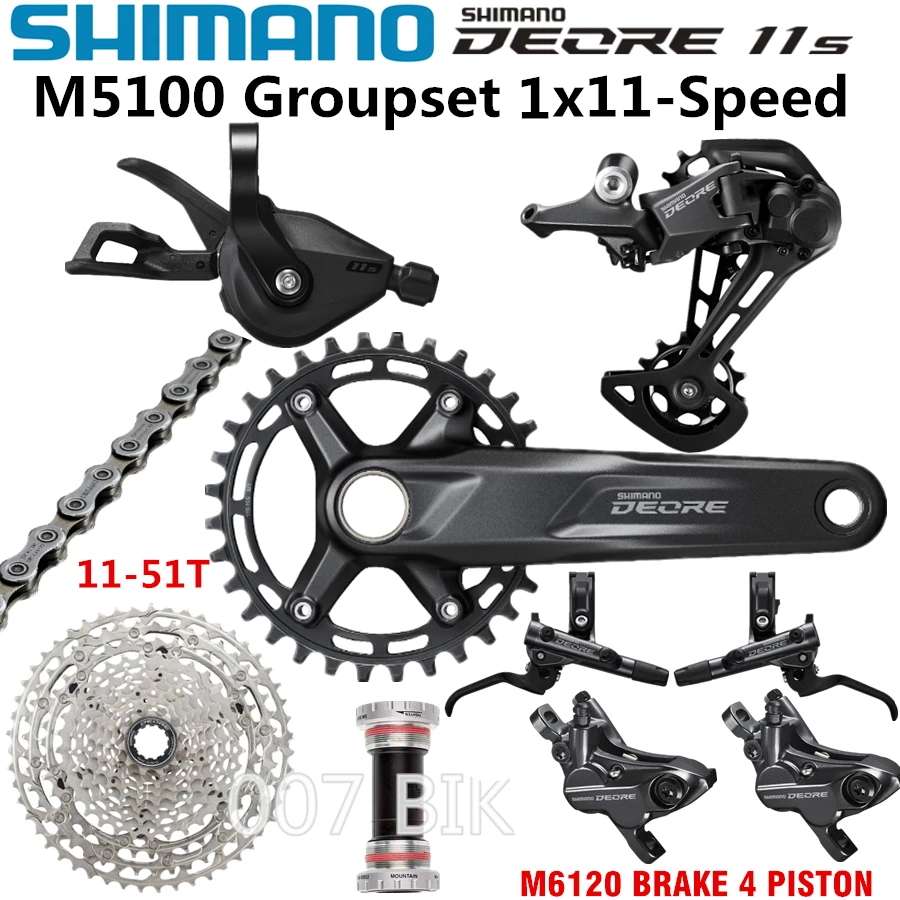 SHIMANO DEORE M5100 Groupset MTB Bike 