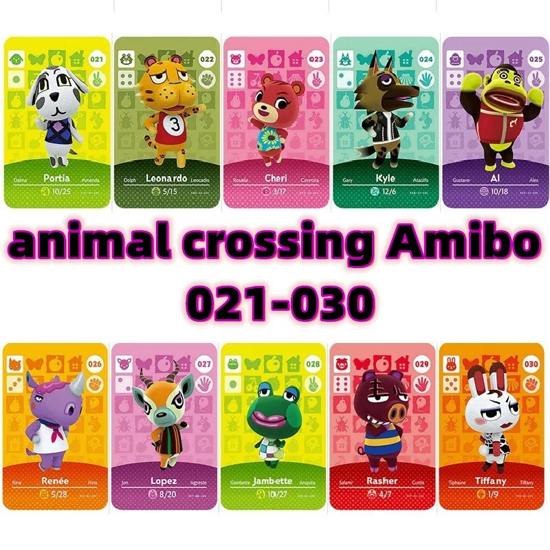 animal crossing Amibo 21-30
