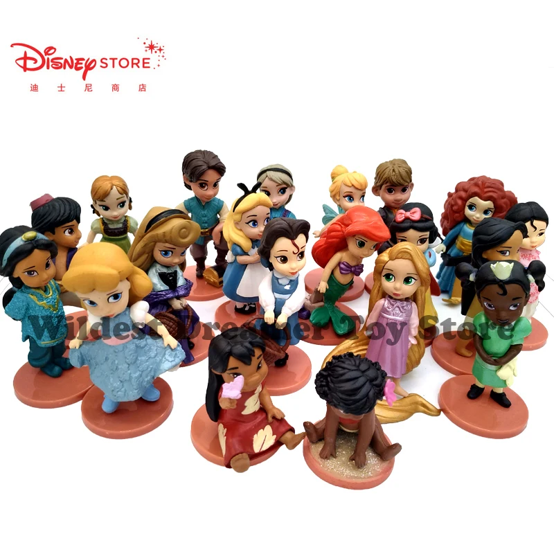 Disney 20 шт./компл. принцесса фигурки игрушки Рапунцель, Белоснежка Золушки Белоснежки Фея Рапунцель украшением в виде мягкой игрушки кролика