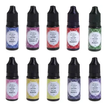 

10g UV Resin Glue Epoxy Ultraviolet Curing Resin Transparent Colorant Pigment DIY Jewelry Craft Decoration Alibaba Express UV Re