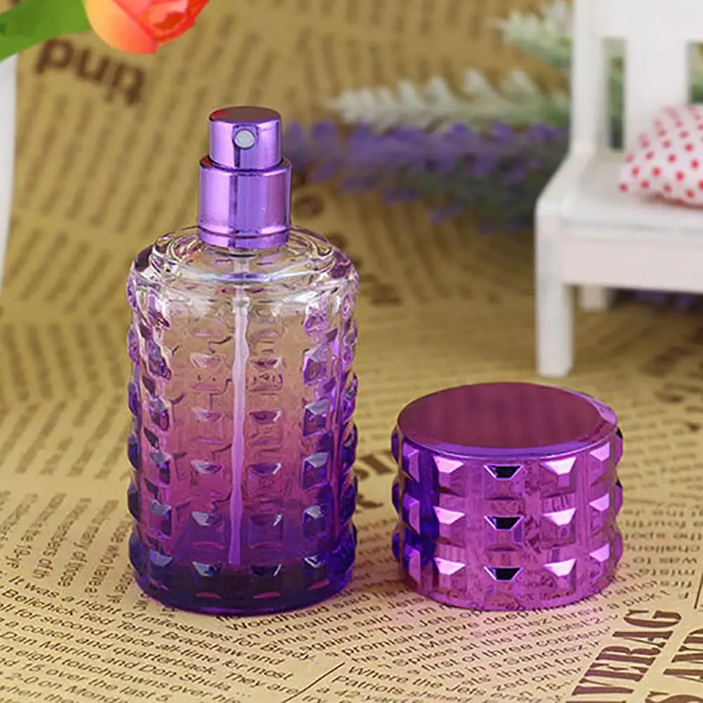 30ml Portable Bright Color Glass Refillable Bottle Travel Perfume