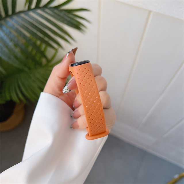 Texture Strap For Xiaomi Mi Band 6 5 4 3 Sport Strap Silicone Bracelet Replacement For MiBand Band6 Band5 Watchband