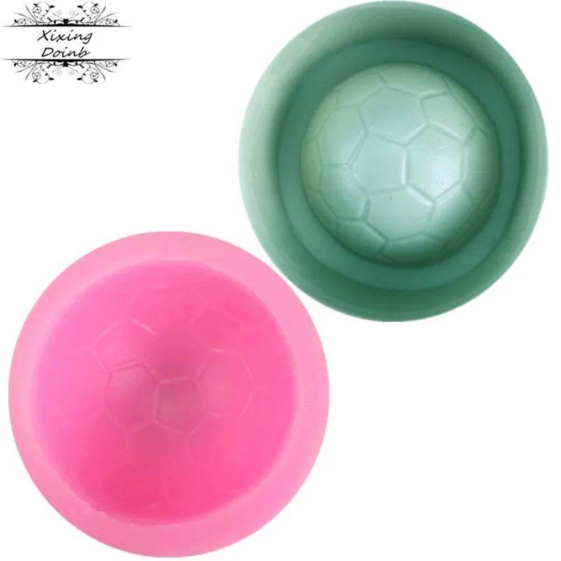 DIY football shape silicone mold truffle cake decorating tool adhesive paste chocolate resin clay Candy Mold | Дом и сад