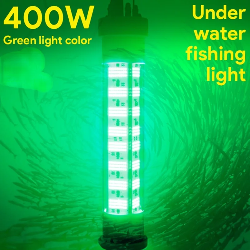 Dimmable 400W Squid Fishing lamp fishing lights underwater Green blue color