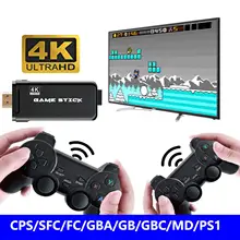 X8 Wireless 32G duża pamięć wbudowana w 10000 gry Handheld Micro 4K HD gra wideo konsola z 2 szt. Gamepady joysticki do telewizora