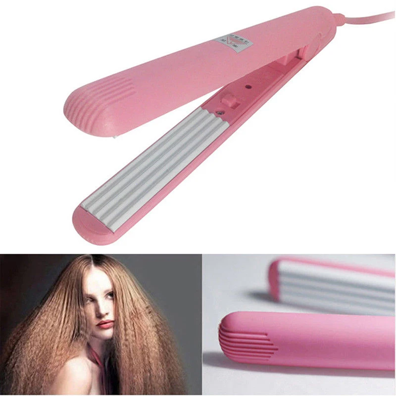 Мини-локоны для выпрямления волос, розовый керамический утюжок для завивки волос, утюжок для укладки волос, инструменты для наращивания волос, инструмент для моделирования