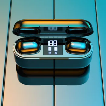 

Wireless Earphone With Microphone Bluetooth V5.0 TWS Bluetooth LED Display 2000mAh Charging Box Headsets