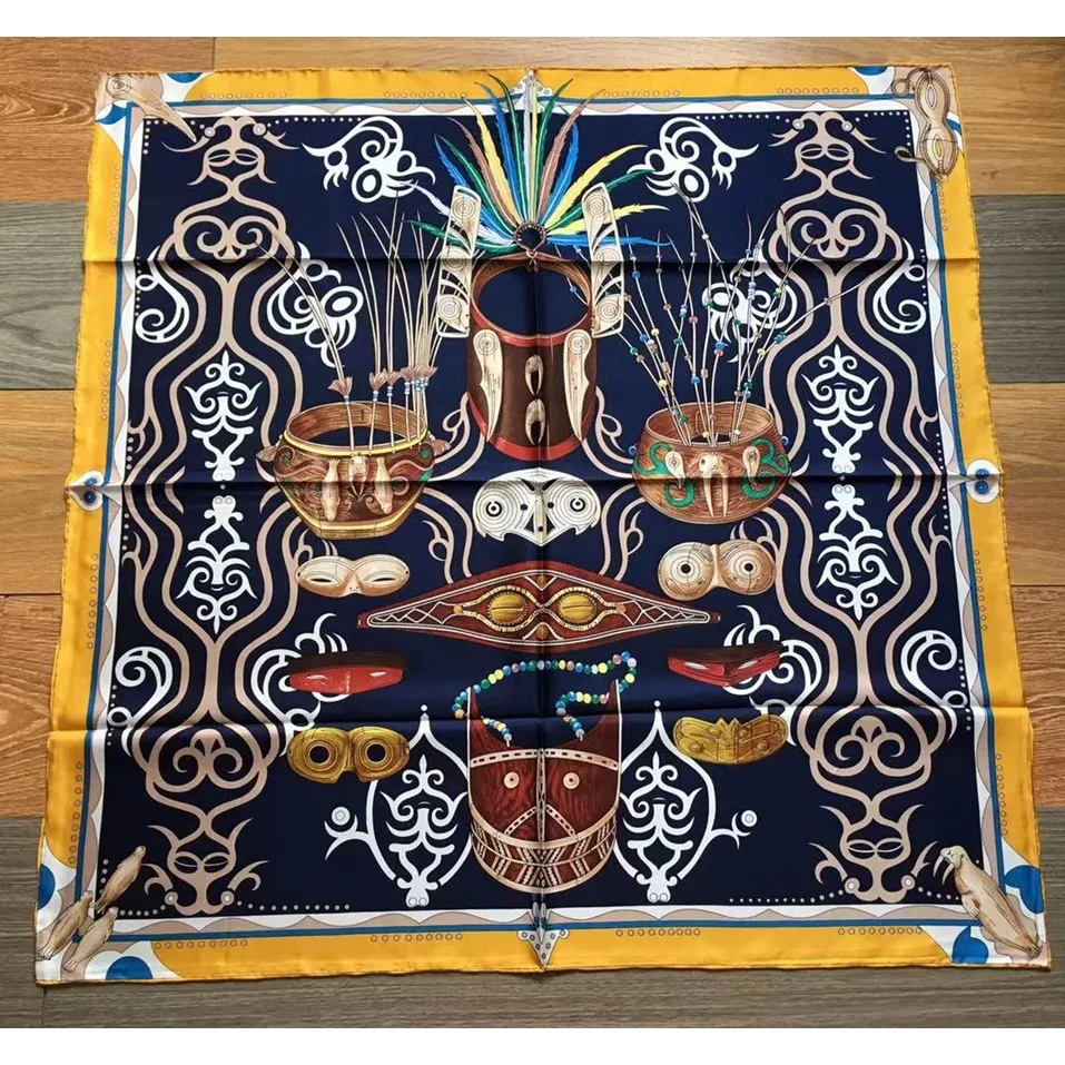 

Stunning Print and Color 100% Silk Scarf Wraps Shawl Hijab Square 35"