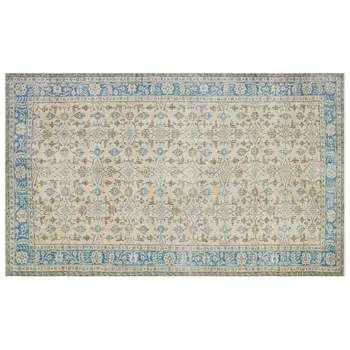 

Handmade Beige Vintage English English Area Rug 171x282 Cm-5'7''X9'3''