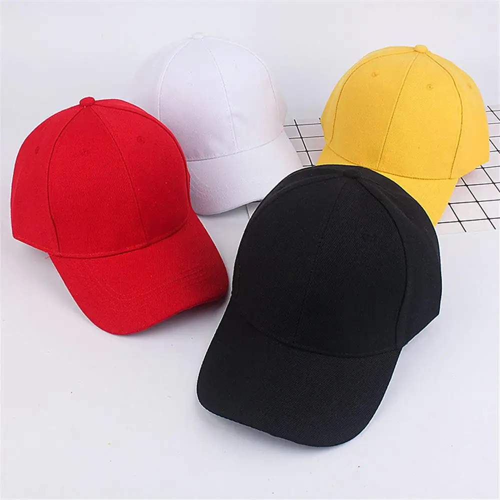 

2019 fashion women and Men Women Plain Curved Sun Visor Baseball Cap Hat Solid Color Fashion Adjustable Caps