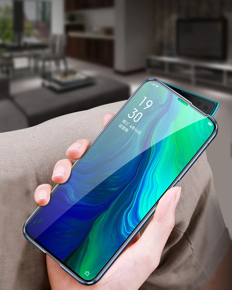 OPPO Reno2 Reno 2, защитный чехол из закаленного стекла с магнитными металлическими краями для Oppo Reno 10X Zoom, защитная пленка