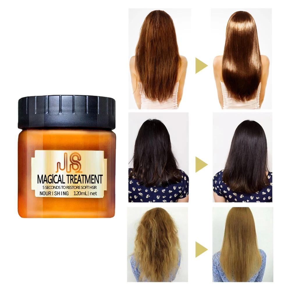 60/100/120ml 5 Seconds Repairs Advanced Molecular Hair Roots Treatment Return Bouncy Damage Hair Root Soft Hair Care Essence