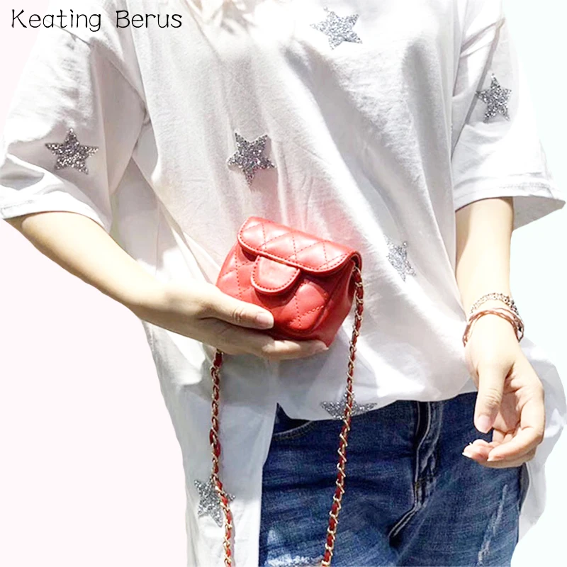 

Delicate PU Shoulder Bag Leather Luxury Crossbody Bag Channels Tiny Handbag Small Flap Messenger Bags For Women Lipstick Pocket